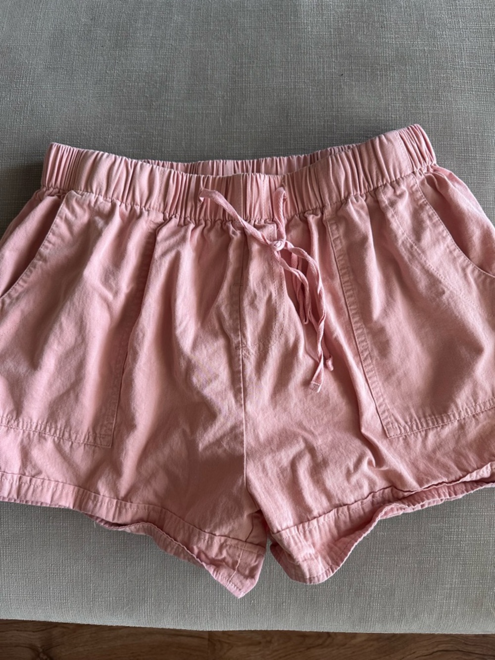 Elastic-Waist Casual Shorts